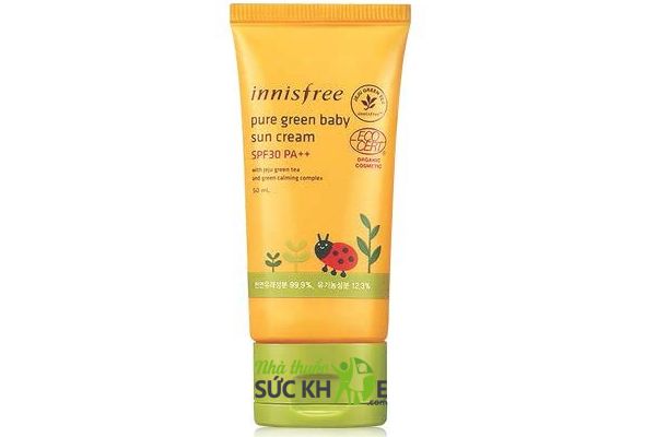 Kem chống nắng cho bé Innisfree Pure Green Baby Sun Cream SPF 30 PA+++