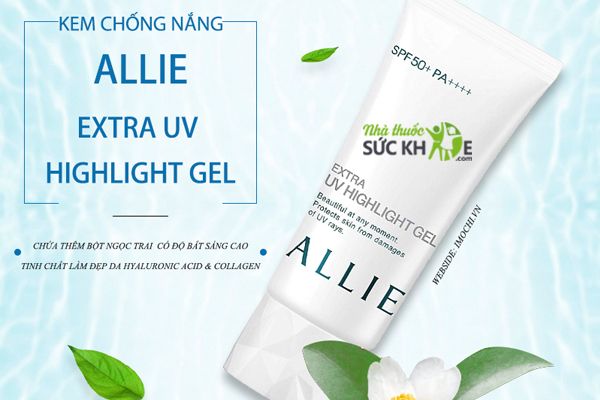 Kem chống nắng Allie Extra UV Highlight Gel