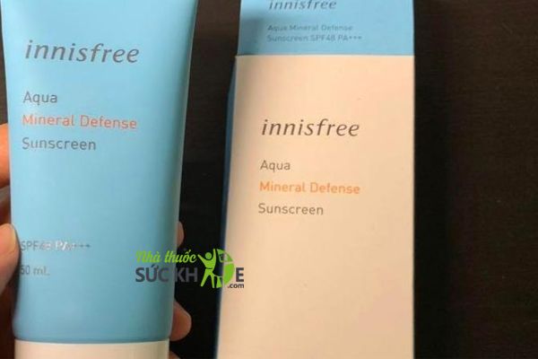 Kem chống nắng Innisfree Aqua Mineral Defense Sunscreen SPF 48 PA+++