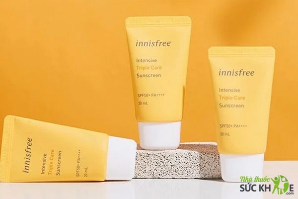 Kem chống nắng nâng tone Innisfree Intensive Triple Care Sunscreen SPF50+ PA++++ 50ml