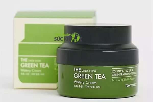 Kem dưỡng ẩm Hàn Quốc cho da dầu TONYMOLY The Chok Chok Green Tea Watery Cream