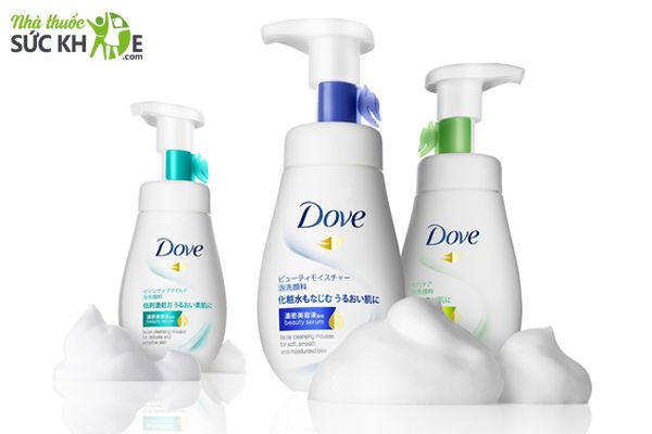 Sữa rửa mặt điều tiết nhờn Dove Beauty Serum Facial Cleansing Mousse
