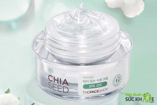 Kem dưỡng ẩm cho bà bầu The Face Shop Chia Seed No Shine Hydrating Cream