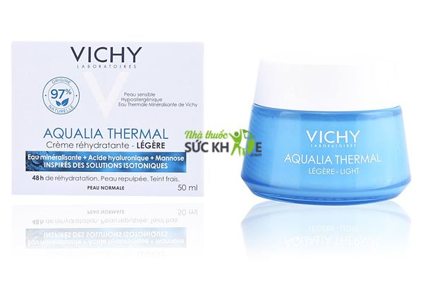 Kem dưỡng ẩm Vichy Aqualia Thermal Rehydrating Cream-Light