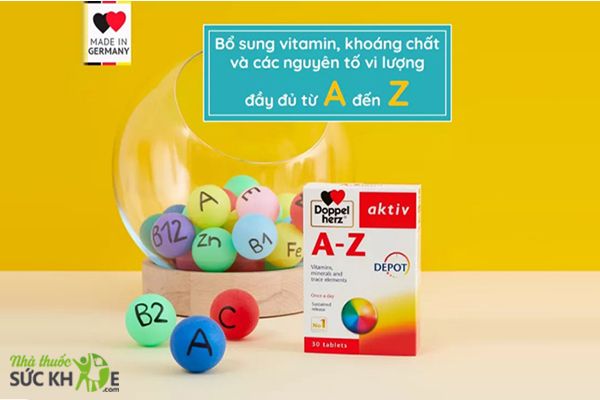 Vitamin tổng hợp Đức A-Z Depot Doppelherz cho cả gia đình