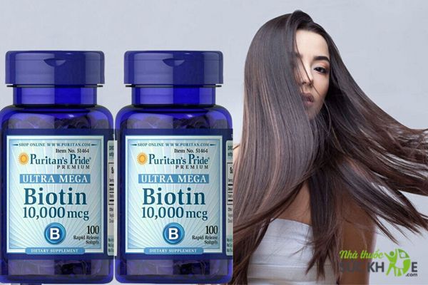 Vitamin tổng hợp chống rụng tóc Biotin Puritan’s Pride