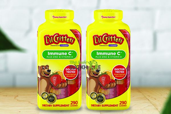 Kẹo dẻo bổ sung Vitamin C L’IL Critters Immune