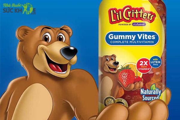 Kẹo dẻo Lil Critter Gummie Vite bổ sung Vitamin cho trẻ từ 2 tuổi