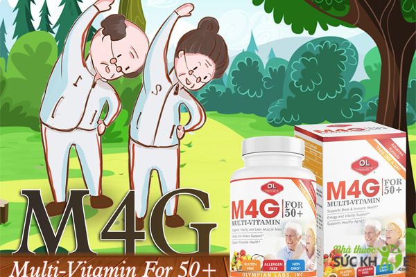 Vitamin tổng hợp của Mỹ cho người lớn Multivitamin M4G For 50+