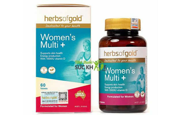 Vitamin tổng hợp cho nữ 18 tuổi Herbs of Gold Women’s Multi +