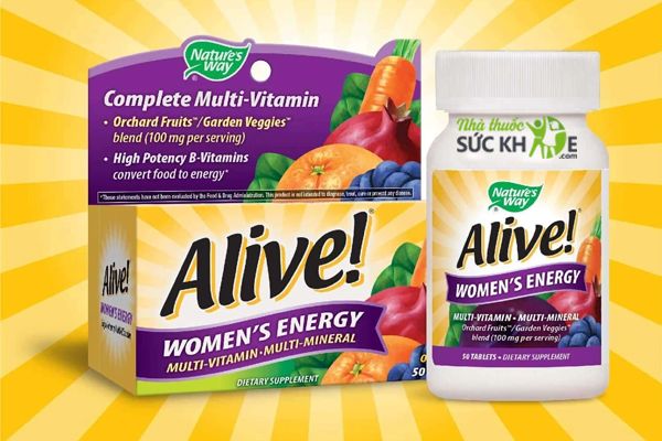 Vitamin tổng hợp của Mỹ Nature’s Way Alive Women’s Energy