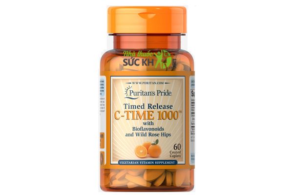 Puritan's Pride Vitamin C 1000mg Timed Release With Rose Hips