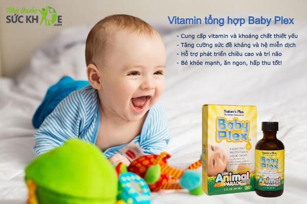 Vitamin tổng hợp Baby Plex dạng nước 60ml cho trẻ, 60 ml