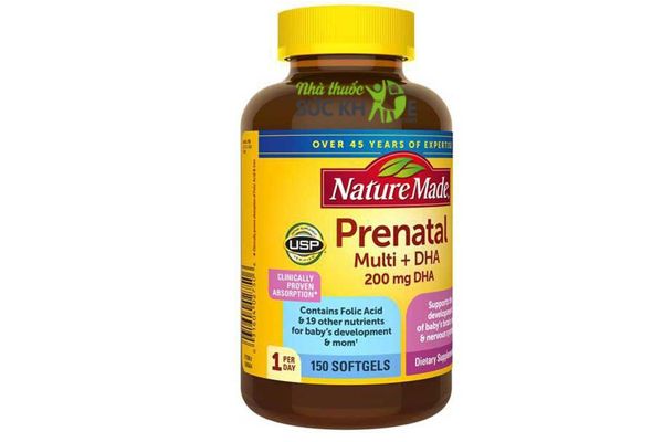 Vitamin tổng hợp cho bà bầu Prenatal Multi DHA