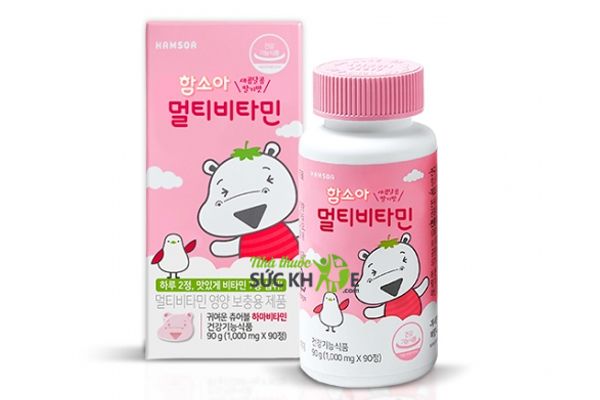 Viên ngậm Vitamin tổng hợp Hàn Quốc cho bé từ 12 tháng tuổi Hamsoa