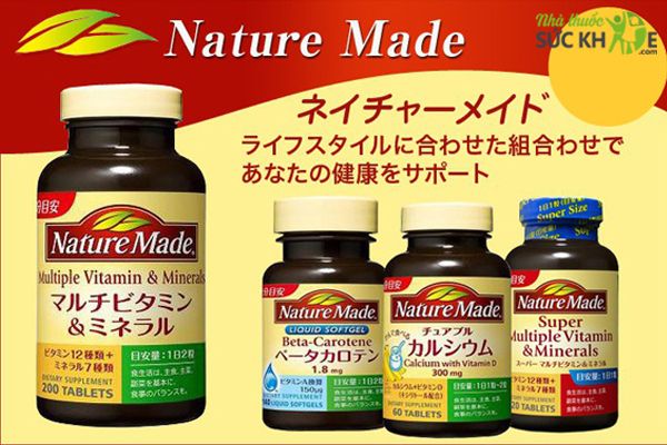 Vitamin tổng hợp Nature Made Multiple Vitamin & Minerals Nhật