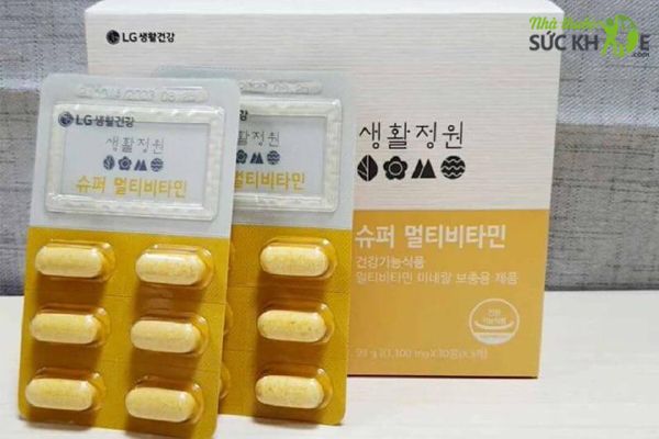 Viên uống Vitamin tổng hợp LG Hàn Quốc cho cả gia đình