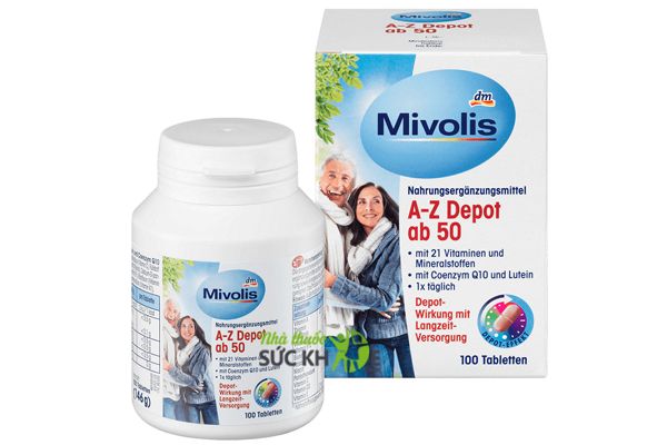 Vitamin tổng hợp Mivolis A- Z Depot Ab cho người trên 50 tuổi