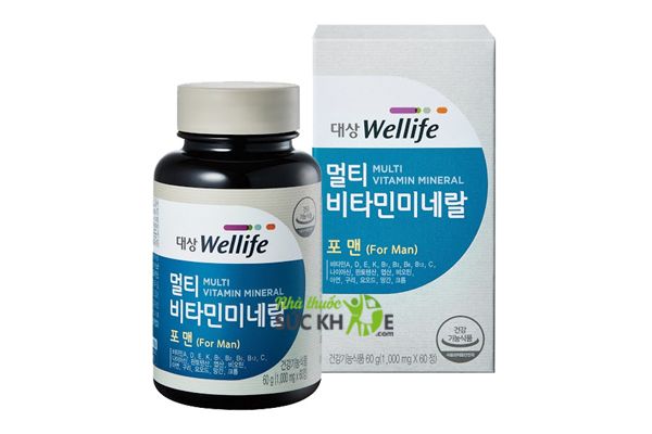 Vitamin tổng hợp Hàn Quốc cho nam Wellife
