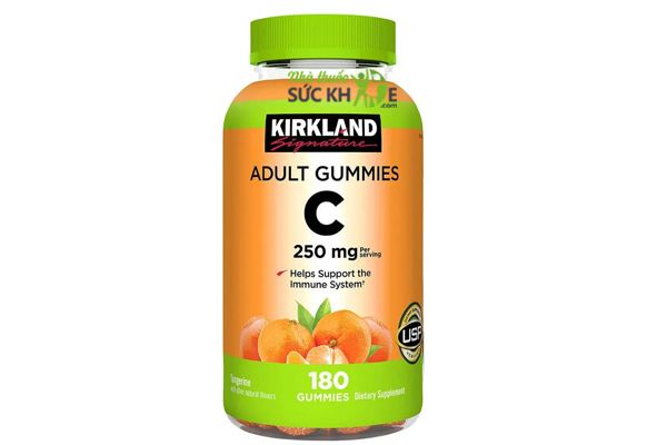 Kẹo dẻo bổ sung Vitamin C Kirkland Adult Gummies C 250mg