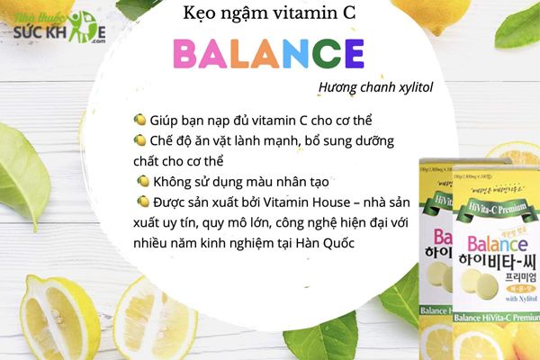 Viên ngậm Vitamin C Hàn Quốc  Balance