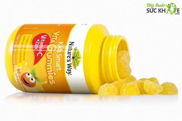 Vita Gummies tăng cường Vitamin C và kẽm cho trẻ