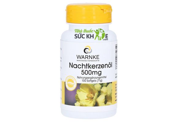 Tinh dầu hoa anh thảo Warnke Nachtkerzenol 500mg của Đức