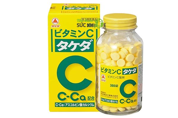 Uống viên Vitamin C Viên uống Takeda của Nhật Bản
