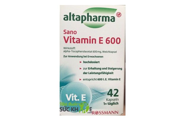 vitamin E Đức, Altapharma Sano Vitamin E 600 
