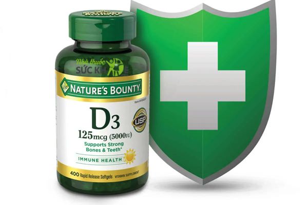 Viên uống Nature's Bounty D3 5000 IU