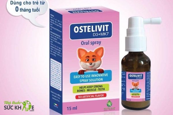 vitamin D3 dạng xịt Ostelivit D3+MK7