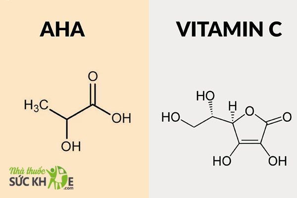 AHA và Vitamin C, cách kết hợp aha bha và vitamin c