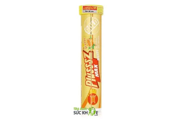 Uống viên sủi vitamin C mỗi ngày có tốt không, Viên vitamin C sủi Plusssz Gold Max