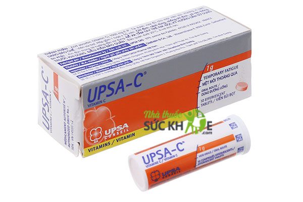 Uống viên sủi vitamin C mỗi ngày có tốt không, Viên sủi UPSA-C 