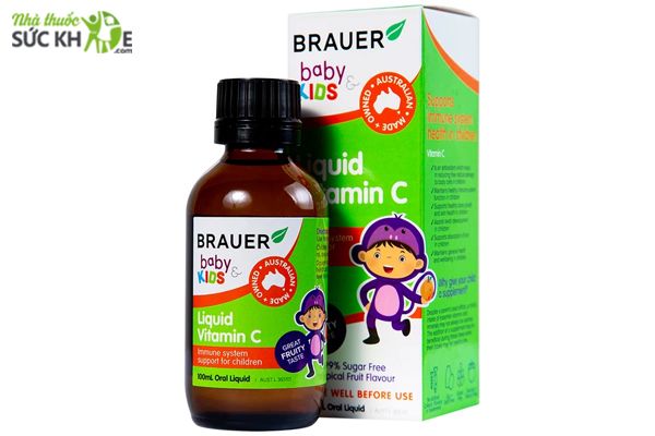 Siro uống Vitamin C Brauer Liquid