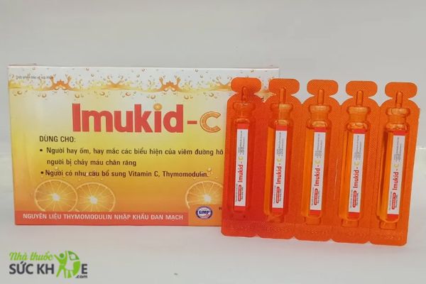 Vitamin C ống tăng cường sức đề kháng Imukid C