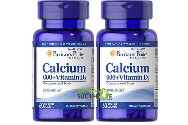 Liều dùng Vitamin D3 cho người lớn với viên uống Puritan’s Pride Calcium Magnesium Vitamin D3