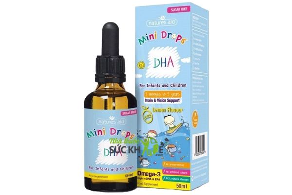 DHA cho bé dạng giọt tiện lợi và dễ sử dụng