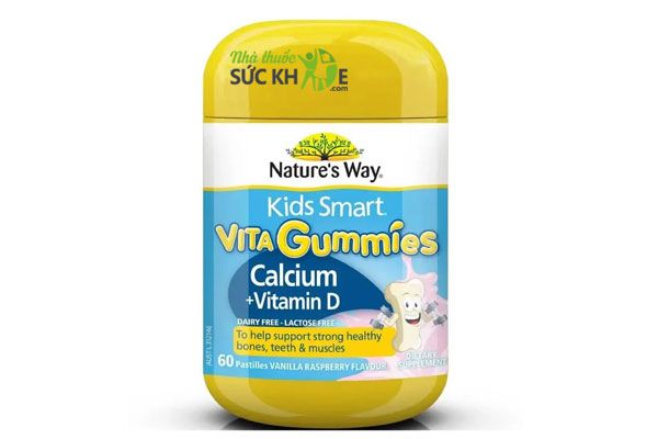 Kẹo Kids Smart Vita Gummies Calcium + Vitamin D 