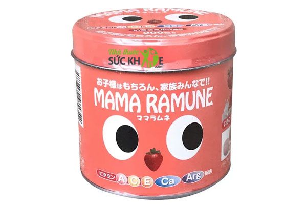Kẹo vitamin tổng hợp Mama Ramune cho trẻ biếng ăn 