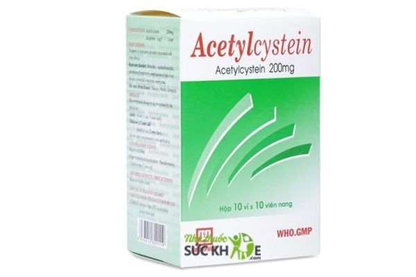 Thuốc điều trị bệnh đường hô hấp Acetylcystein