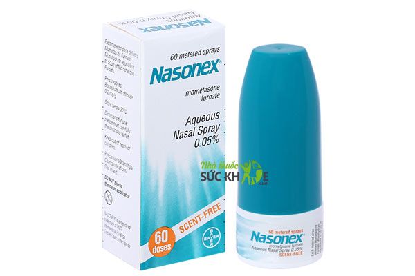 Thuốc xịt mũi viêm mũi dị ứng Nasonex 0,05%
