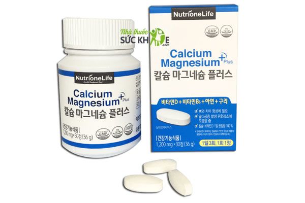 Viên uống Nutrionelife Calcium Magnesium Plus