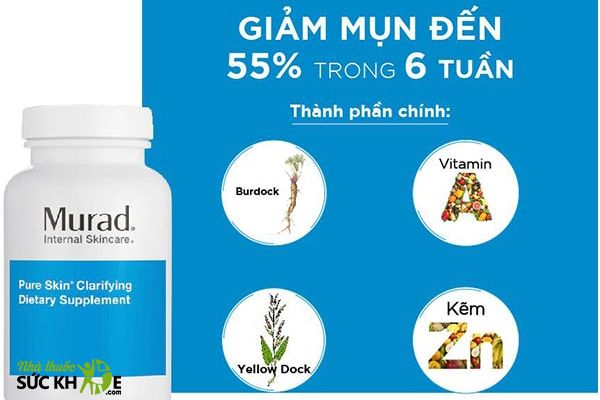 Viên uống Murad Pure Skin Clarifying Dietary Supplement