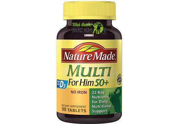 Vitamin tổng hợp Nature Made Multi For Him 50+