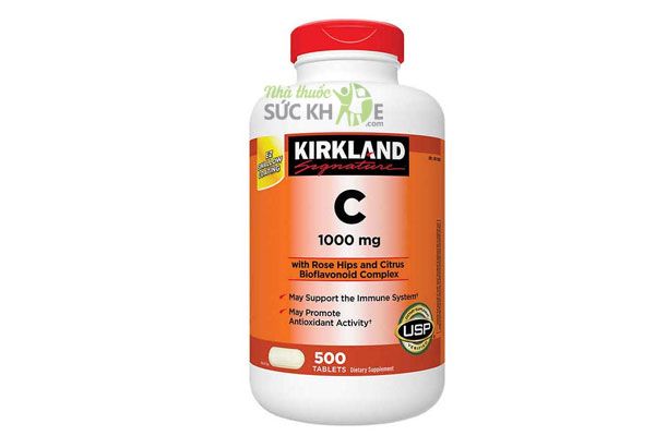 Vitamin C 1000mg Kirkland của Mỹ