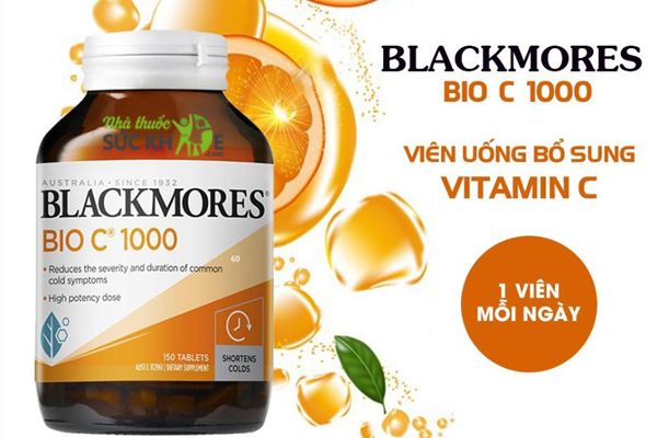 Viên uống bổ sung Vitamin C của Úc Blackmores Bio C 1000mg