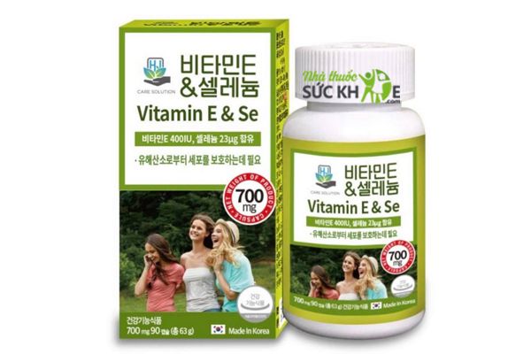 Vitamin  E và Selenium của Hàn Quốc