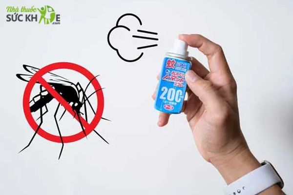 Xịt chống muỗi giúp ngăn ngừa muỗi và côn trùng
