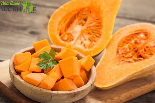 thực phẩm tăng sức đề kháng cho trẻ, Bí ngô là thực phẩm tăng sức đề kháng cho bé 